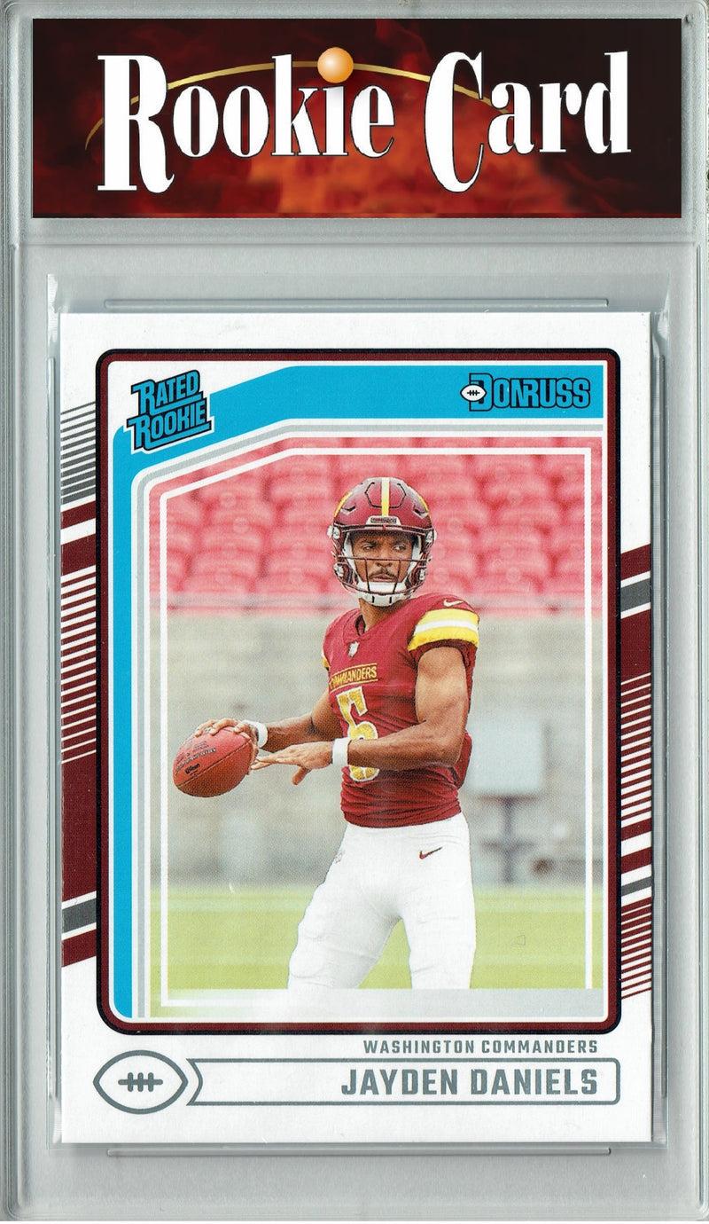 Certified Mint+ Jayden Daniels 2024 Donruss #389 Football Rookie Card Washington Commanders