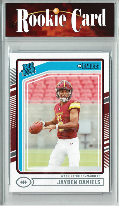 Certified Mint+ Jayden Daniels 2024 Donruss #389 Football Rookie Card Washington Commanders