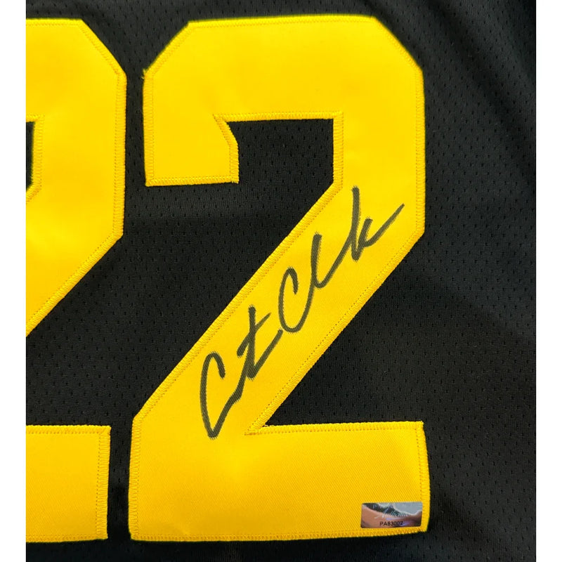 Caitlin Clark Autographed Iowa Hawkeyes 2024 Final Four Black Jersey Panini COA
