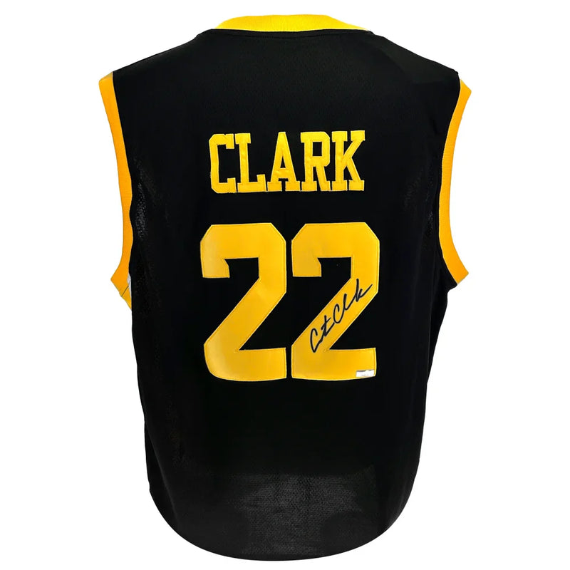 Caitlin Clark Autographed Iowa Hawkeyes 2024 Final Four Black Jersey Panini COA