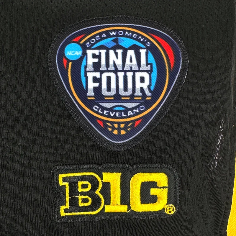 Caitlin Clark Autographed Iowa Hawkeyes 2024 Final Four Black Jersey Panini COA
