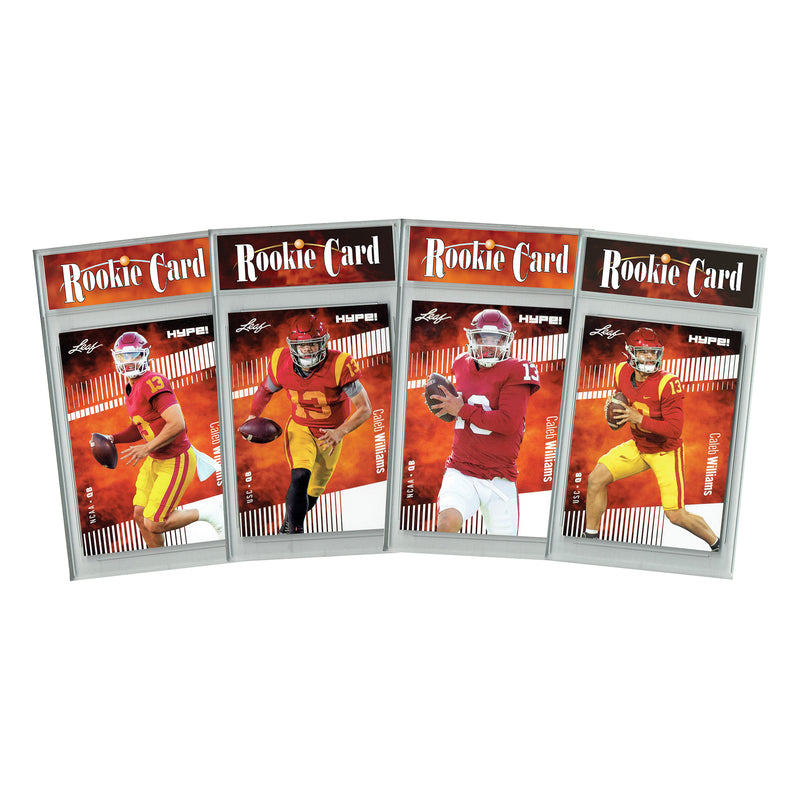 Caleb Williams Rookie Card Chicago Football Trading Card 2023 Leaf Hype! #CMP1 Chicago Bears  Certified Mint+
