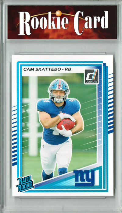 Certified Mint+ Cam Skattebo 2025 Donruss Football #302 Rookie Card New York Giants