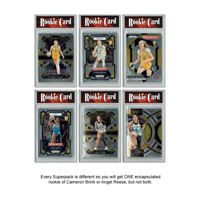 WNBA Certified Mint Superpack II - Legends & Rookies - 9 Total Cards - Caitlin Clark, A’Ja Wilson, Angel Reese, Cameron Brink, Sabrina Ionescu & More
