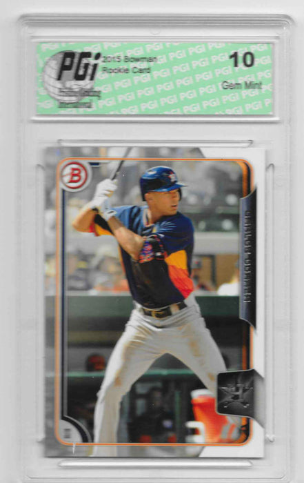 Carlos Correa 2015 Bowman #BP41 Rookie Card PGI 10