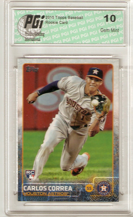 Carlos Correa 2015 Topps Update #US174 Rookie Card PGI 10