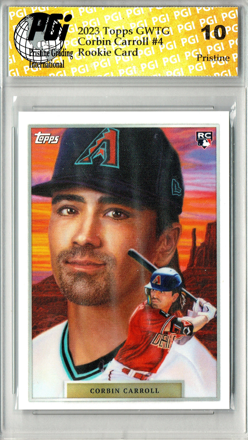 Corbin Carroll 2023 Topps GWTG #4 PRISTINE Rookie Card PGI 10