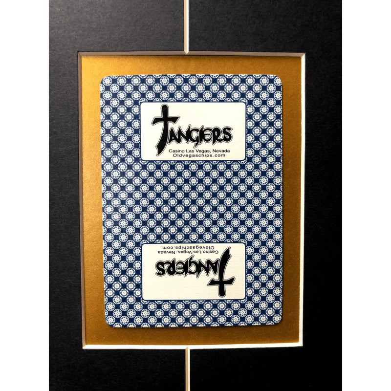 "Casino" Movie Collage W/ Tangiers Playing Cards & Poker Chip Framed Photo