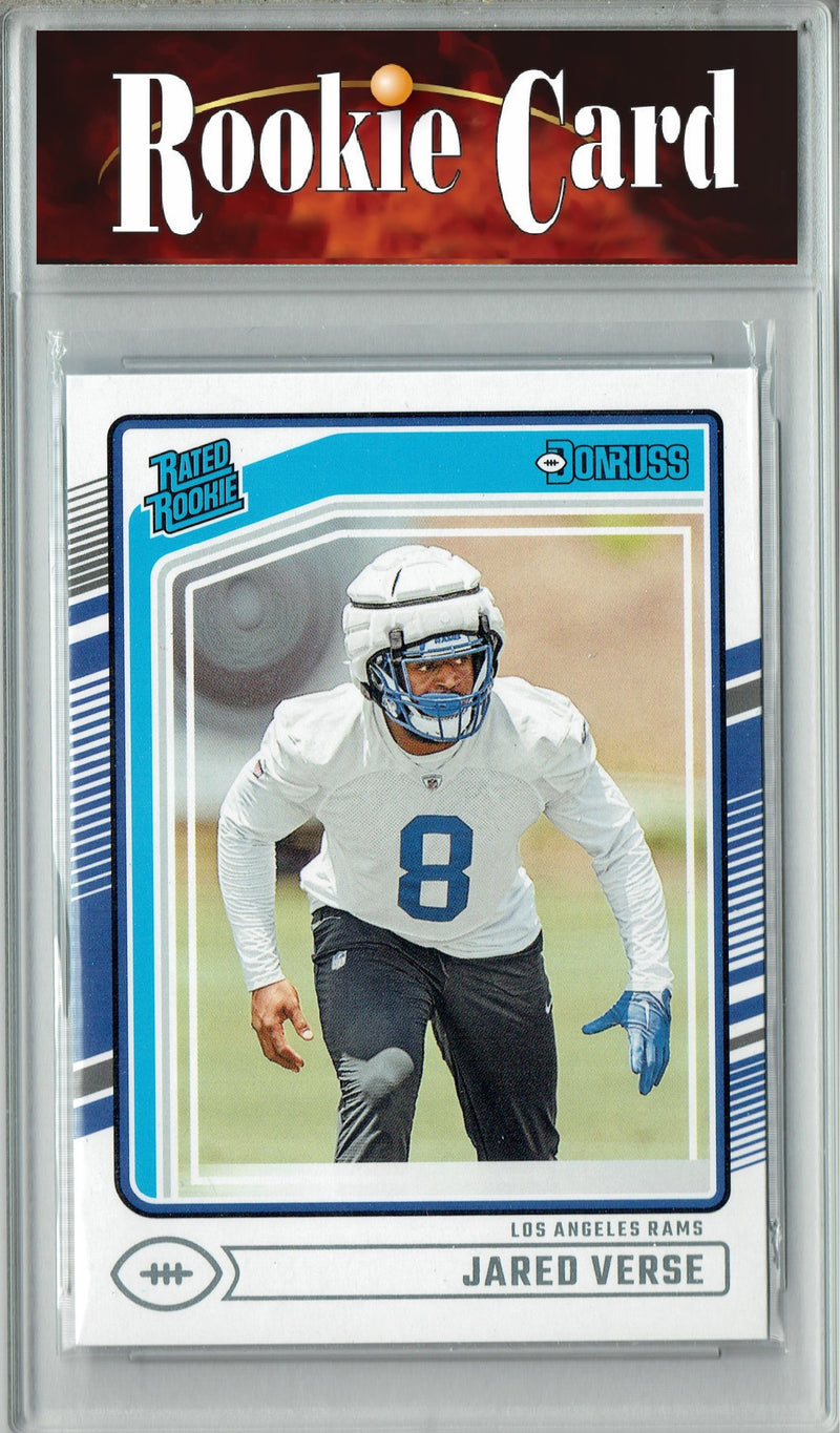 Certified Mint+ Jared Verse 2024 Donruss #341 Football Rookie Card Los Angeles Rams