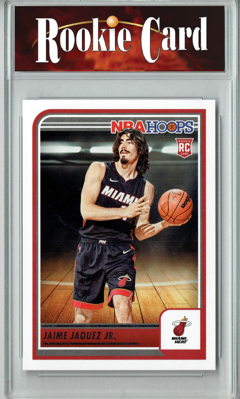 Certified Mint+ Jaime Jaquez Jr. 2023 Hoops #249 Rookie Card Miami Heat