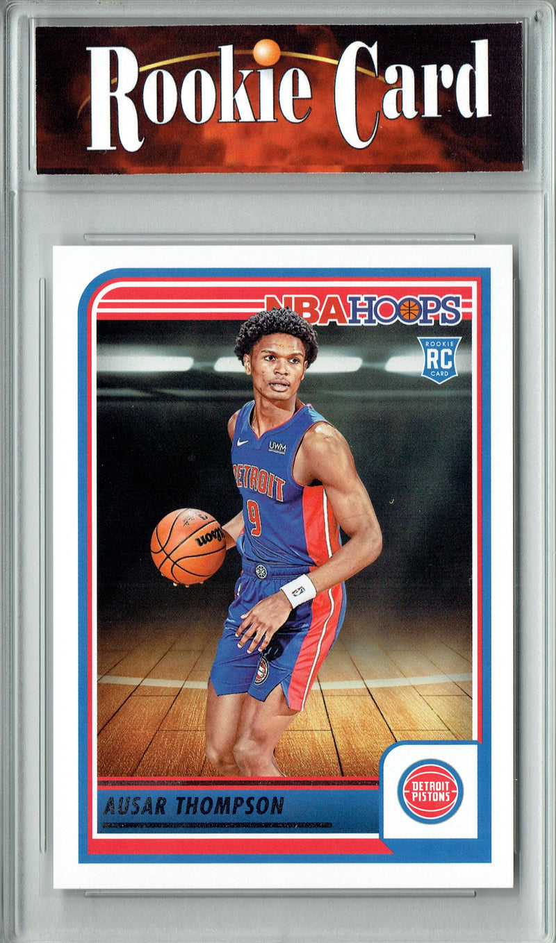 Certified Mint+ Ausar Thompson 2023 Hoops #255 Rookie Card Detroit Pistons