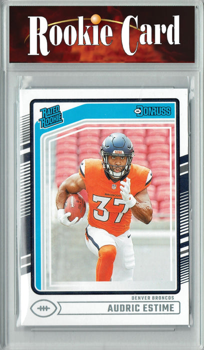 Certified Mint+ Audric Esme 2024 Donruss #335 Football Rookie Card Denver Broncos