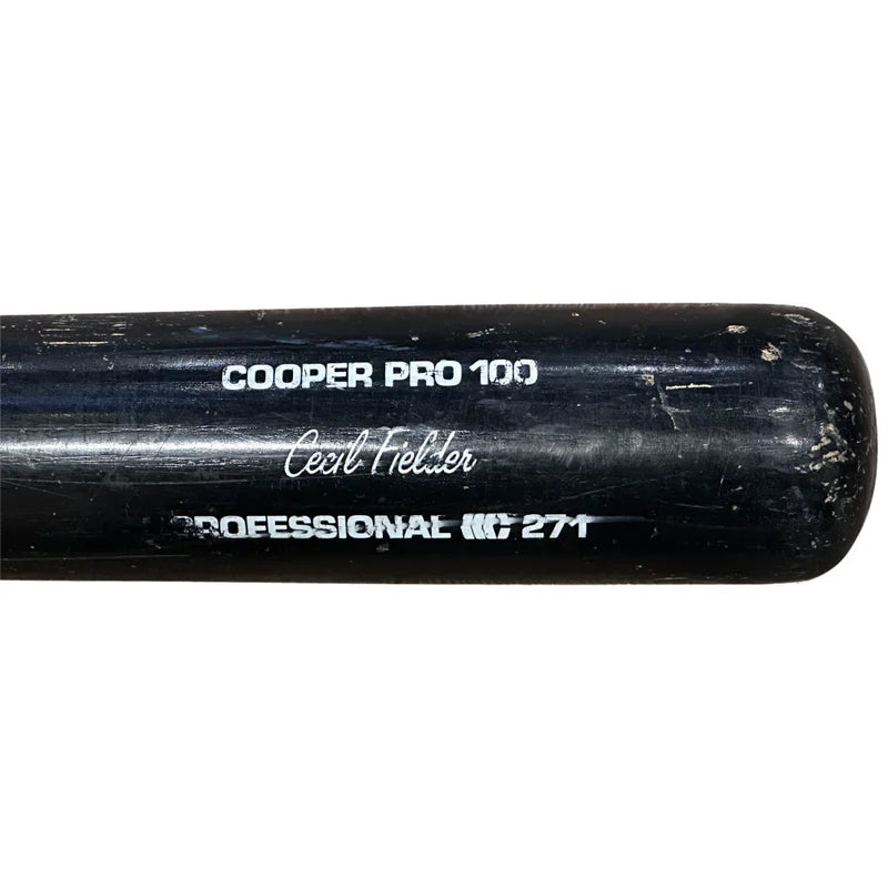 Cecil Fielder Game Used 1990s Cooper Baseball Bat PSA/DNA Graded Detroit