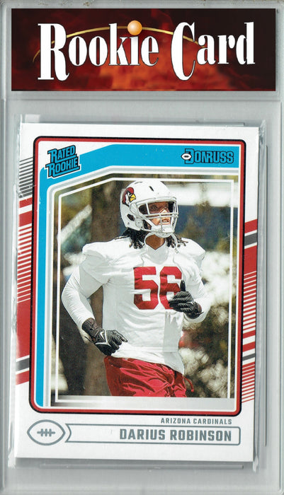 Certified Mint+ Darius Robinson 2024 Donruss #381 Football Rookie Card Arizona Cardinals