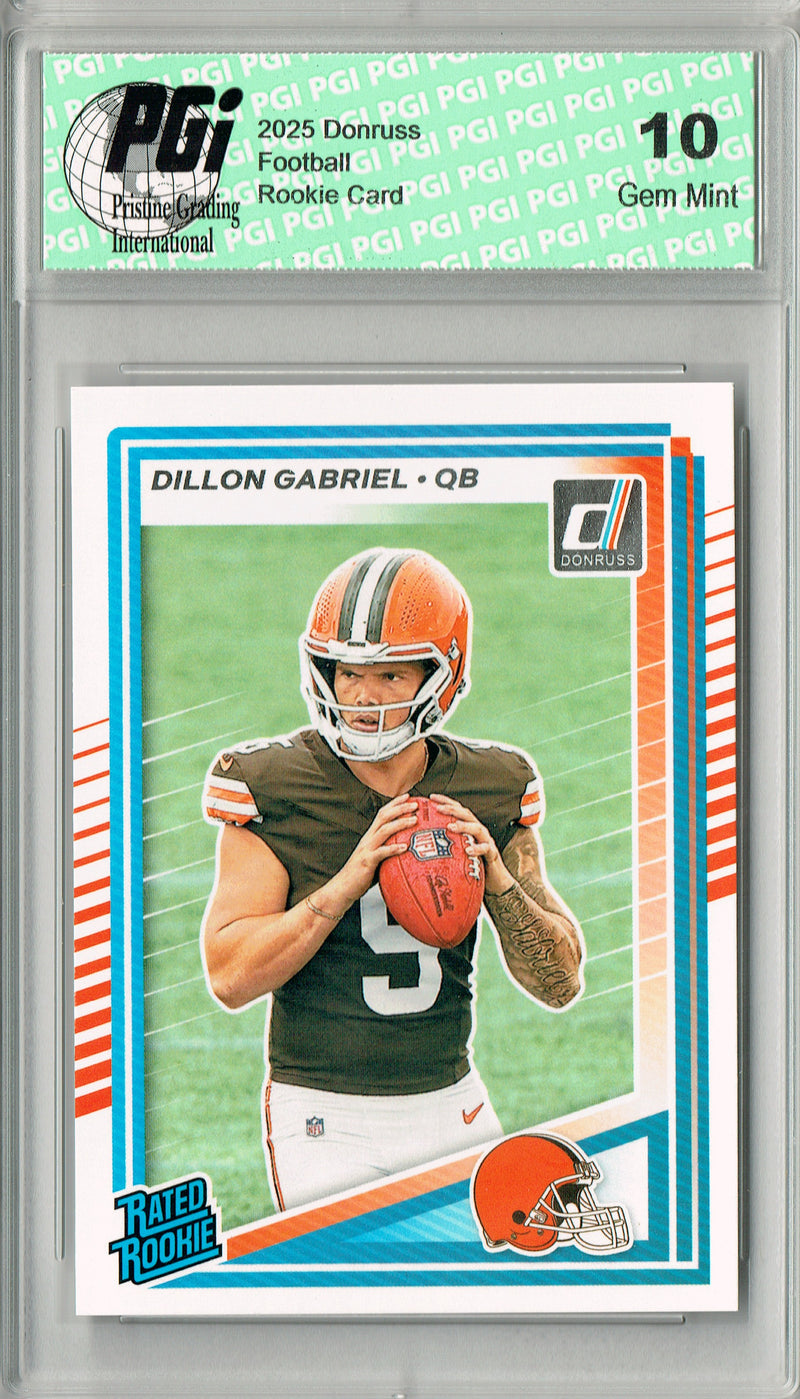 Dillon Gabriel 2025 Donruss Football #316 Rookie Card PGI 10