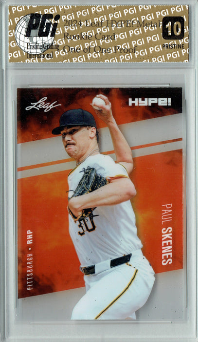 Paul Skenes 2024 Leaf Metal HYPE! #HM-13 Silver 1/1 Proof Rookie Card PGI 10