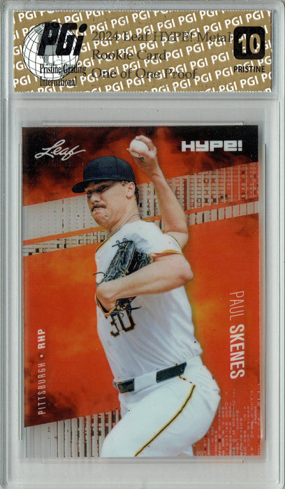 Paul Skenes 2024 Leaf Metal HYPE! #HM-13 Matrix 1/1 Proof Rookie Card PGI 10