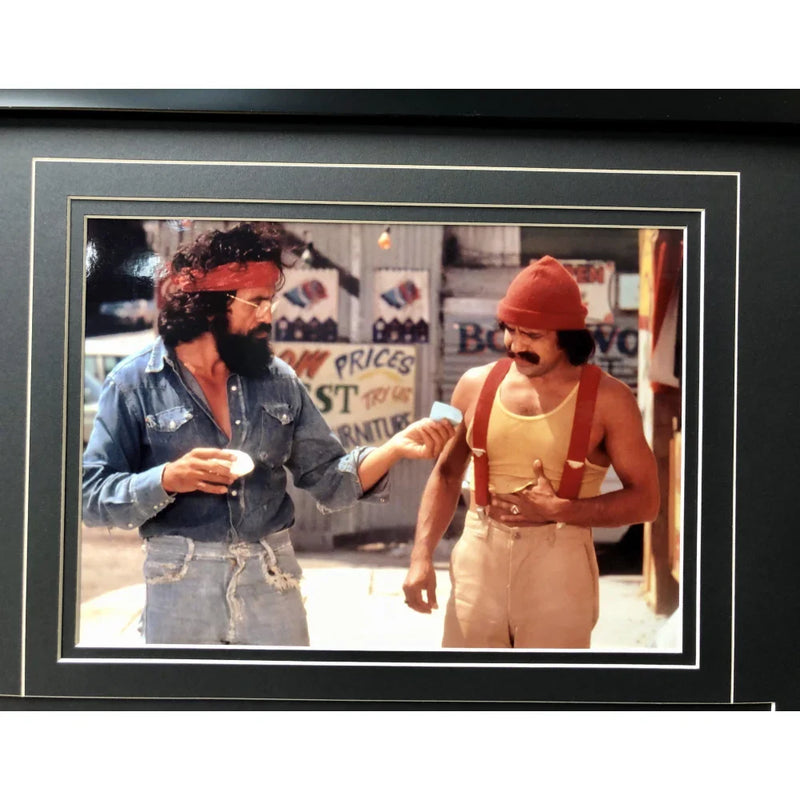 Cheech & Chong Signed "MUF DVR" Movie Car License Plate Framed Collage BAS Auto Up in Smoke