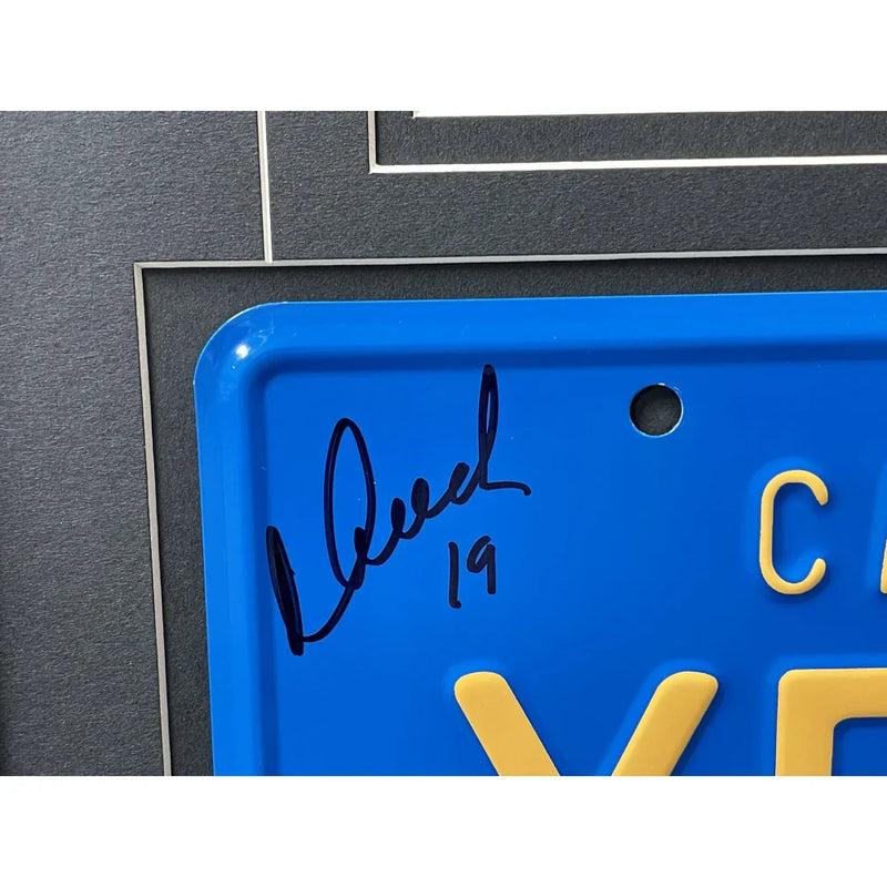 Cheech & Chong Signed "Yesca" Movie Car License Plate Framed Collage BAS Auto