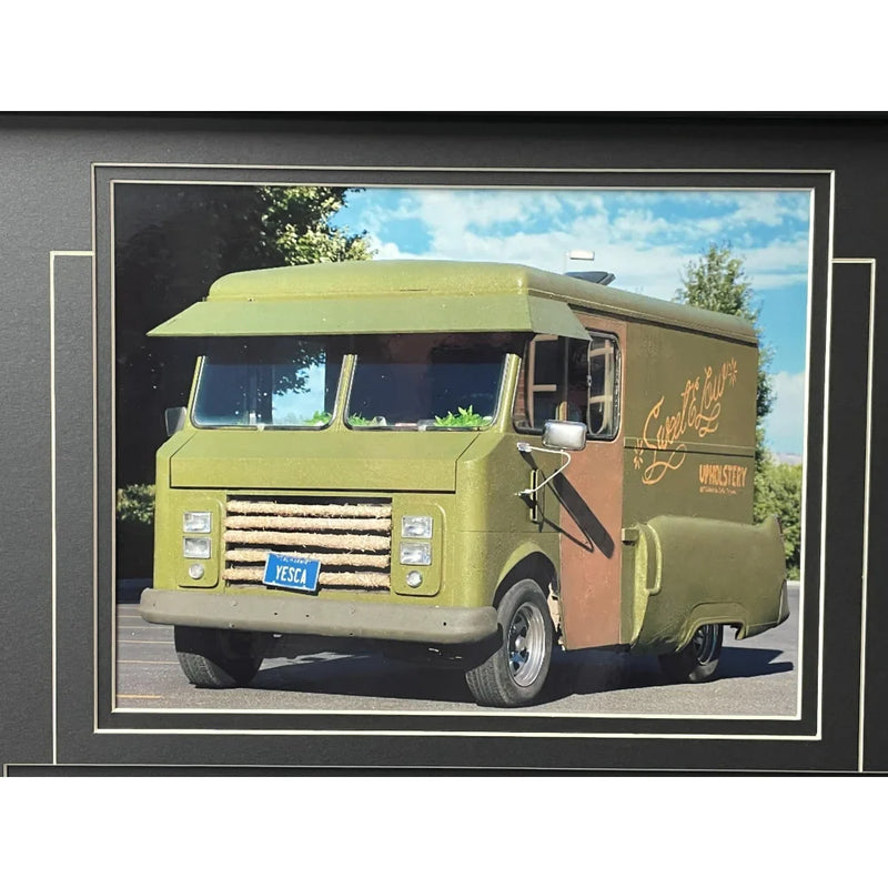 Cheech & Chong Signed "Yesca" Movie Car License Plate Framed Collage BAS Auto