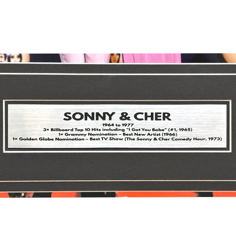 Cher Autographed 11x14 Photo Framed PSA/DNA COA Singer Signed Sonny Bono
