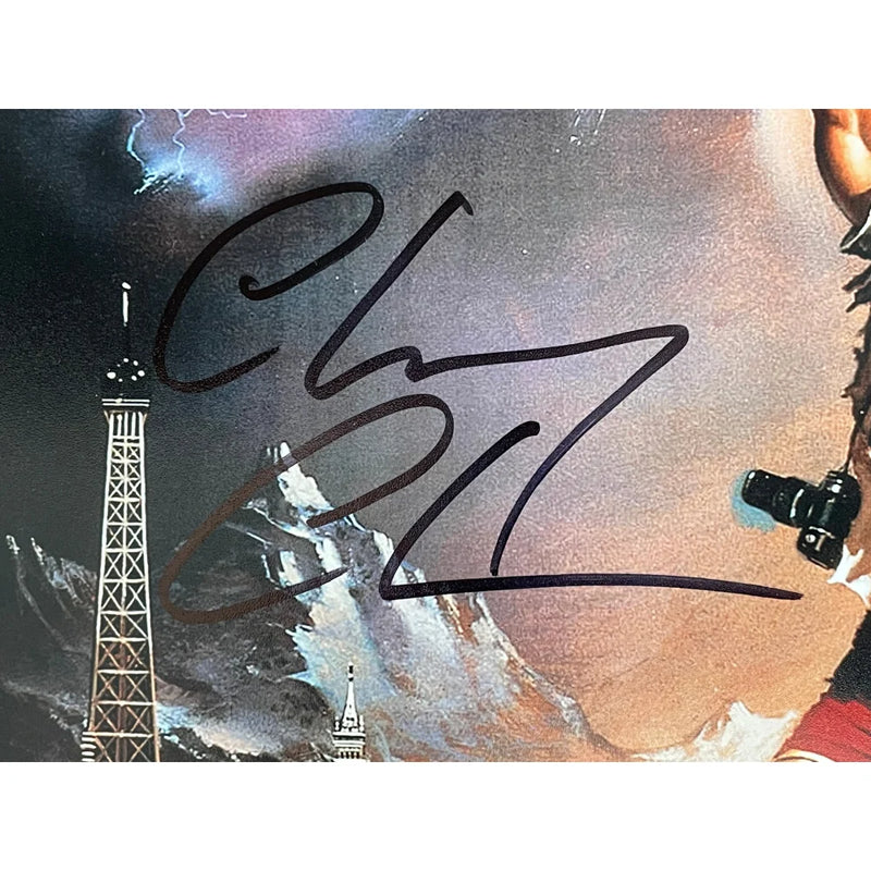 Chevy Chase / Beverly D'Angelo Autographed European Vacation 11x17 Poster JSA Signed