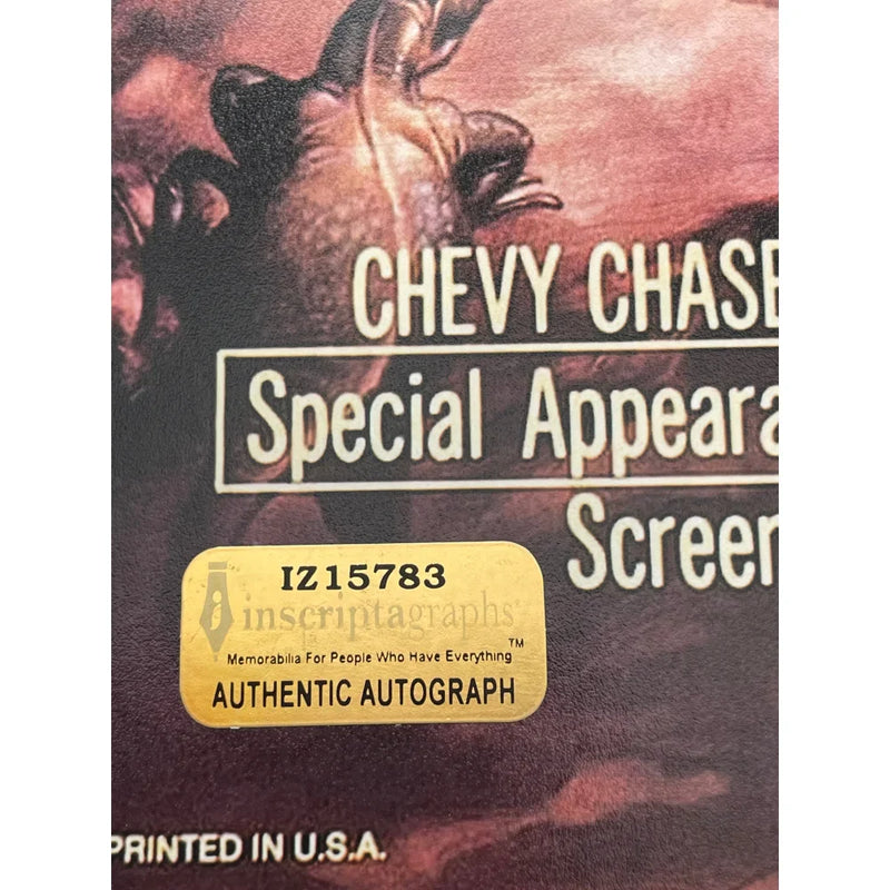 Chevy Chase & Beverly D'Angelo Dual Autographed 11x17 Vacation Movie Poster JSA