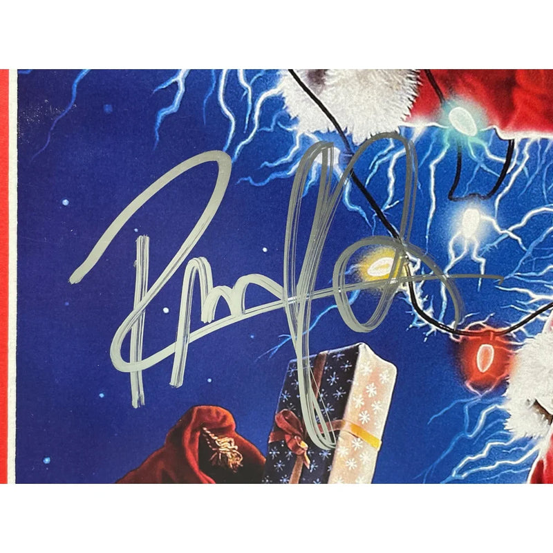 Chevy Chase Beverly D'Angelo Randy Quaid Signed Christmas Vacation 12x18 Poster Framed JSA COA