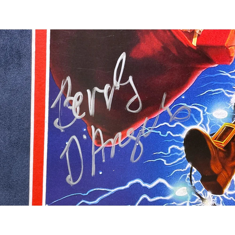 Chevy Chase Beverly D'Angelo Randy Quaid Signed Christmas Vacation 12x18 Poster Framed JSA COA