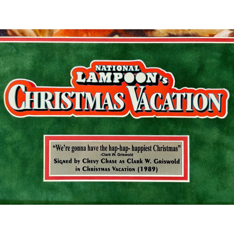 Chevy Chase Signed Christmas Vacation 16x20 Photo Framed BAS COA Autograph Gifts