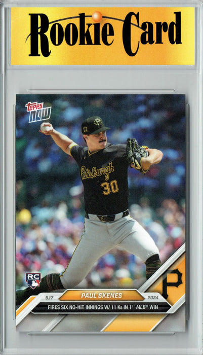 Certified Mint+ Paul Skenes 2024 Topps Now #201 1st MLB Win! Rookie Card Pittsburgh Pirates