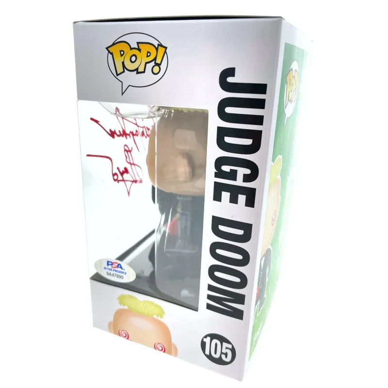 Christopher Lloyd Signed Judge Doom "Who Framed Roger Rabbit" Funko Pop PSA/DNA COA