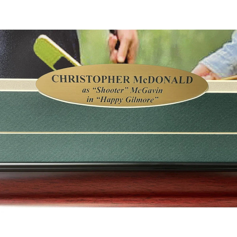 Christopher McDonald Autographed Shooter McGavin 11x14 Photo Inscribed "Pieces of Sh*t