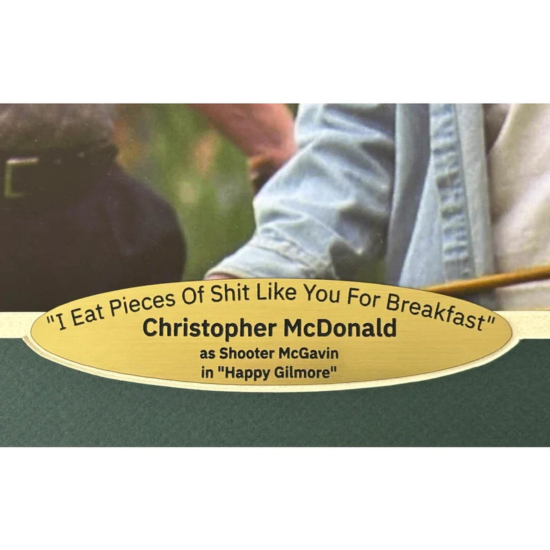 Christopher McDonald Autographed Shooter McGavin Happy Gilmore 11x14 Photo JSA COA Signed