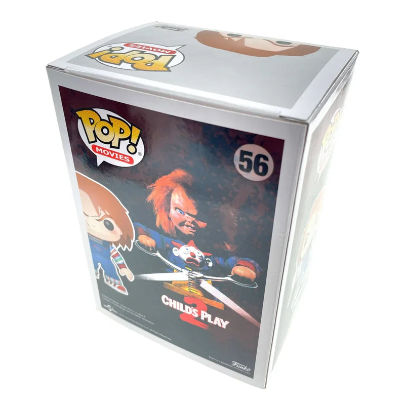 Chucky Funko Pop #56 Signed X3 Ed Gale Alex Vincent Edan Gross JSA COA Autographed Child's Play