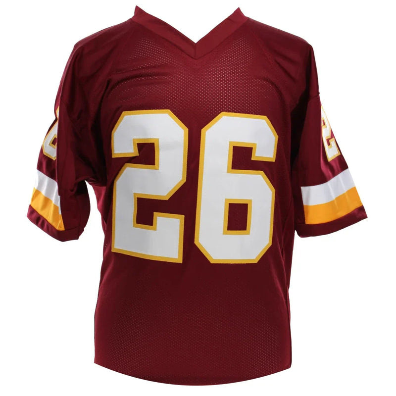 Clinton Portis Autographed Washington Commanders Burgundy Jersey BAS COA Signed Redskins