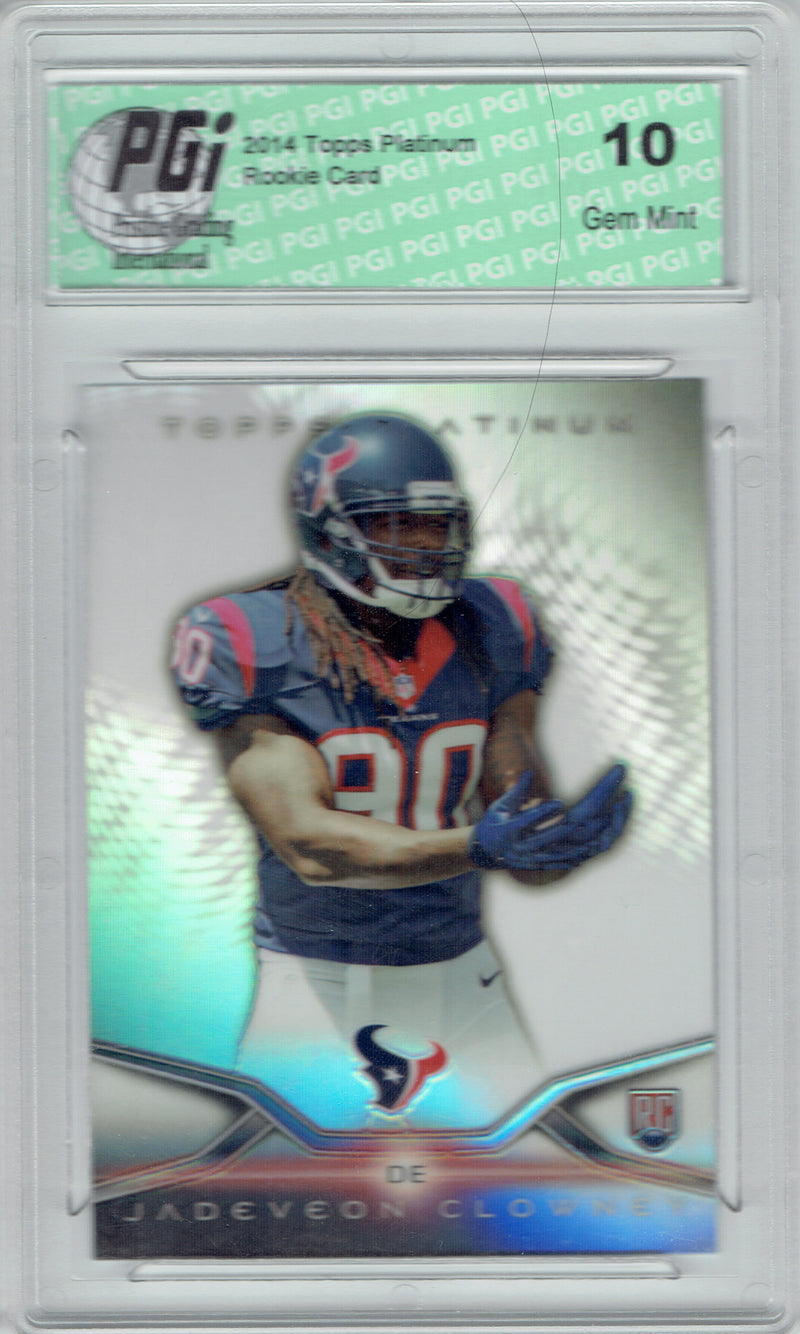Jadeveon Clowney 2014 Topps Platinum Refractor Rookie Card PGI 10