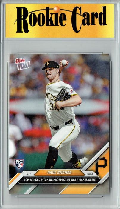 Certified Mint+ Paul Skenes 2024 Topps Now #179 Makes MLB Debut Rookie Card Pittsburgh Pirates