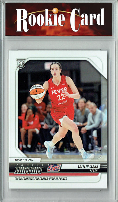 Certified Mint+ Caitlin Clark 2024 Panini Instant #191 Hits Career Hi 31 pts Rookie Card Indiana Fever