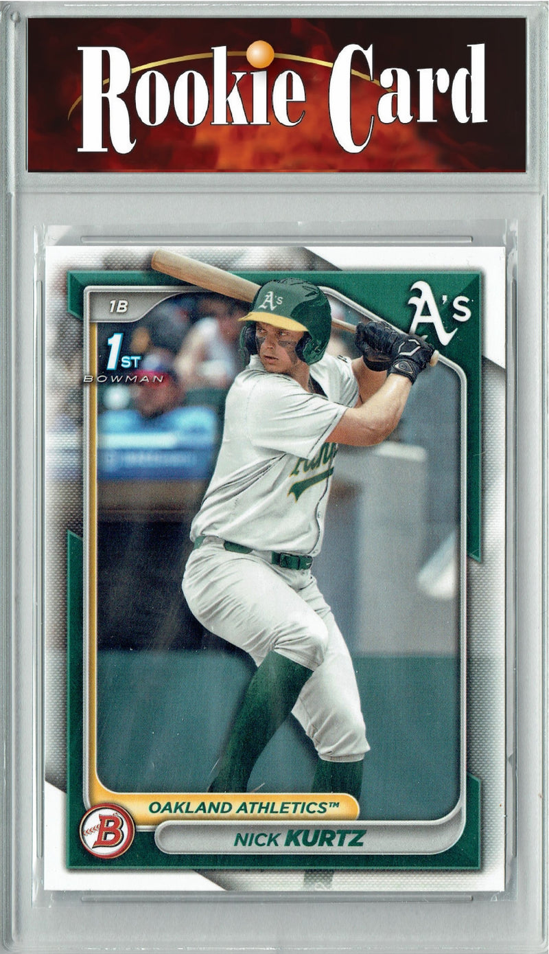 Certified Mint+ Nick Kurtz 2024 Bowman Draft #BD-56 Rookie Card Oakland Athletics