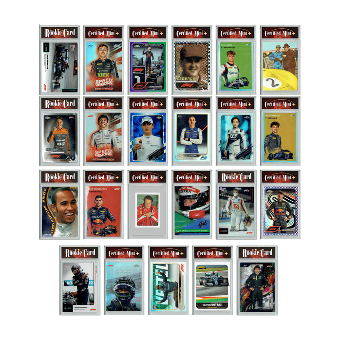 LOADED! Formula 1 F1 Certified Mint+ Collector’s Box Rookie Cards & Rarities - Max Verstappen, Lewis Hamilton, Kimi Antonelli, etc.