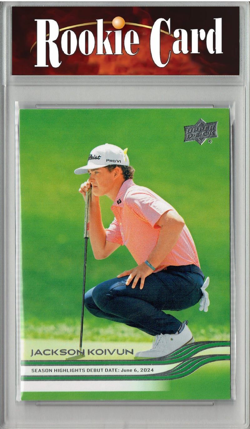 Jackson Koivun Rookie Card 2026 Upper Deck #90 Debut Date, Certified Mint+ Condition