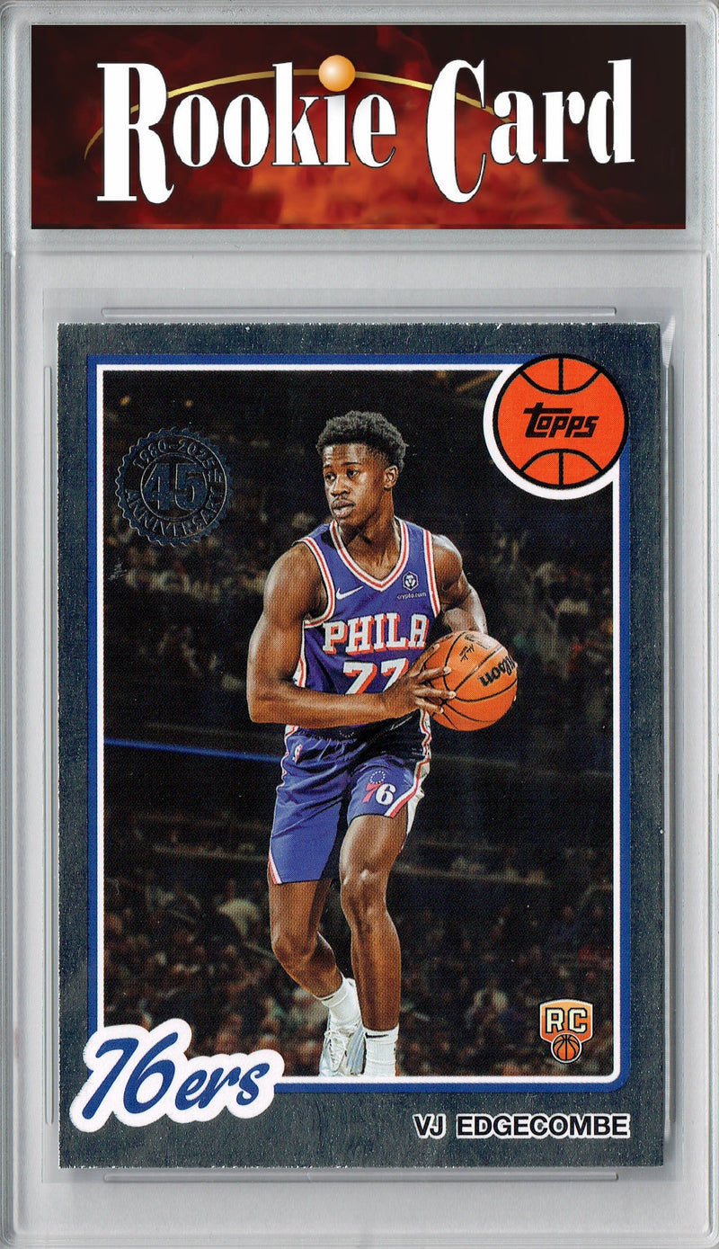 Certified Mint+ V.J. Edgecombe 2025 Topps #80BK-96 Retro 45th Ann. Rookie Card Philadelphia 76ers