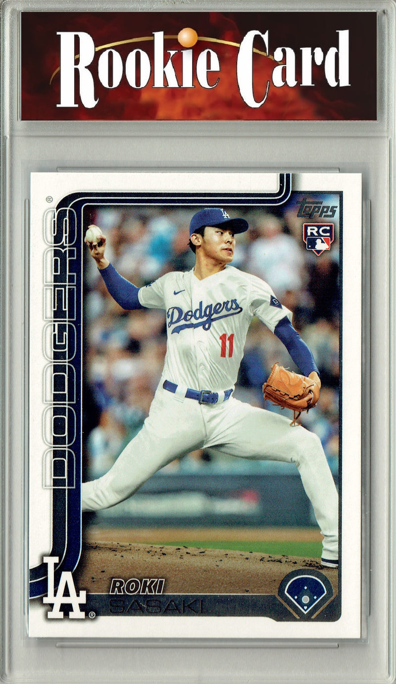 Certified Mint+ Roki Sasaki 2025 Topps #558 Japan/Dodgers Rookie Card Los Angeles Dodgers
