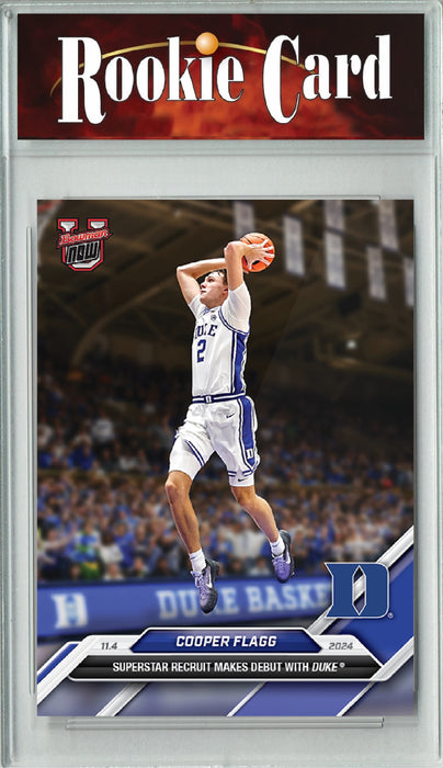 Certified Mint+ Cooper Flagg 2024 Bowman University Now #1 Rookie Card