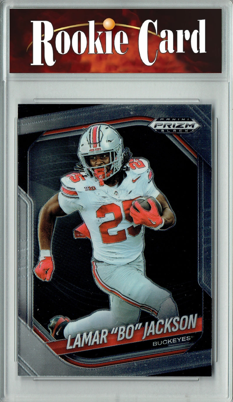 Lamar Bo Jackson Rookie Card 2025 Prizm #168 Certified Mint+ Trading Card Ohio State Buckeyes Football