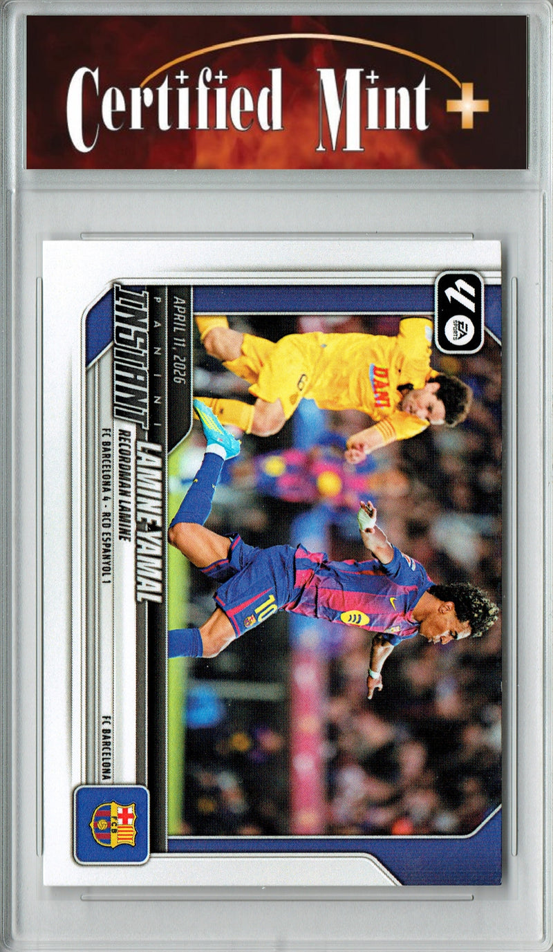 Lamine Yamal Trading Card 2026 La Liga Instant #1 Only 3110 Made Certified Mint+ Barcelona FC Soccer