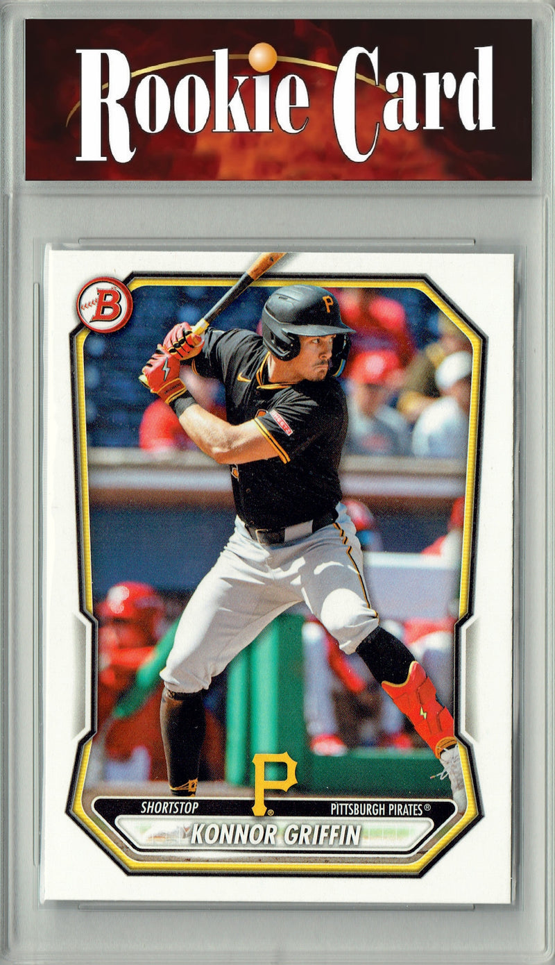 Konnor Griffin Rookie Card Pittsburgh Pirates Baseball Trading Card 2026 Bowman #BP-92 Certified Mint+