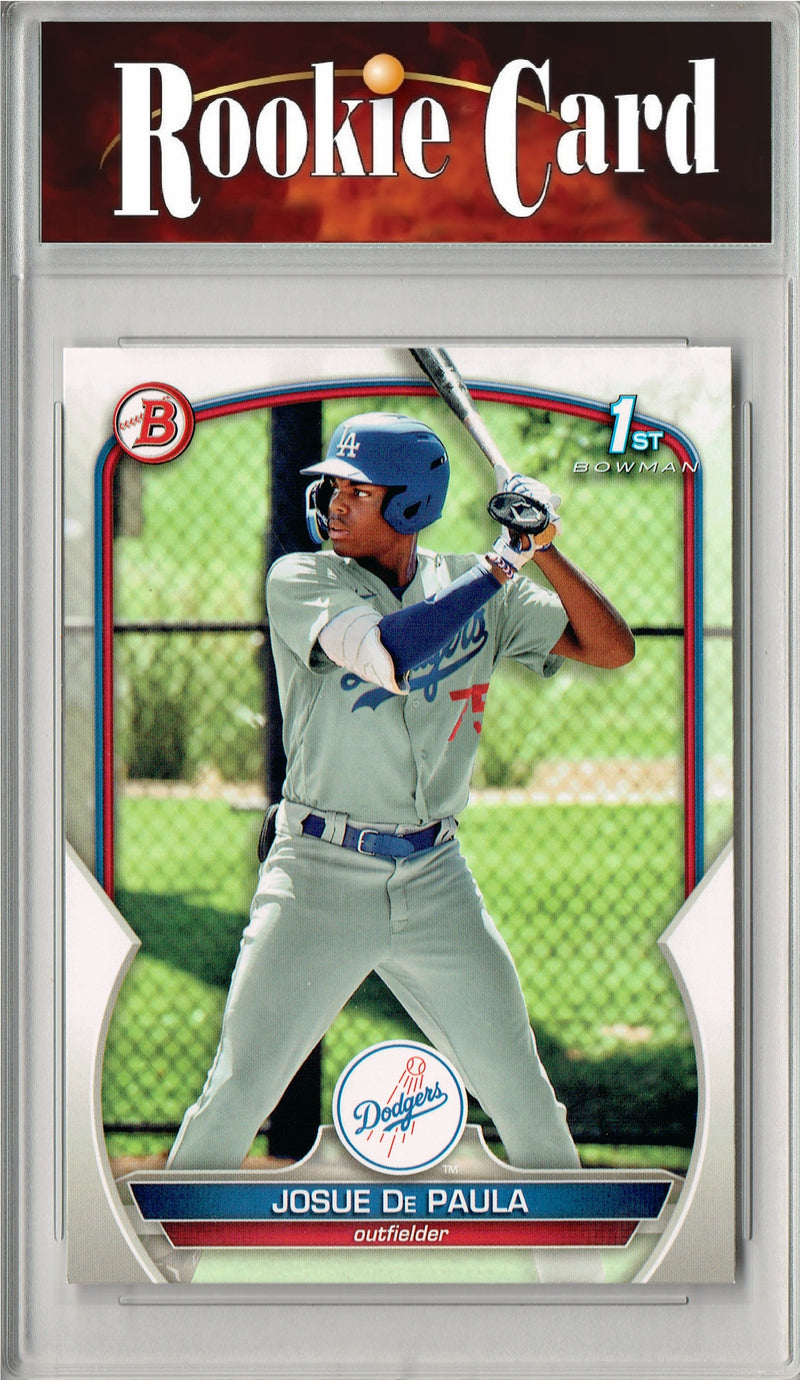 Josue De Paula Rookie Card 2023 1st Bowman #BP-111 0, Certified Mint+ Condition, Los Angeles Dodgers Baseball