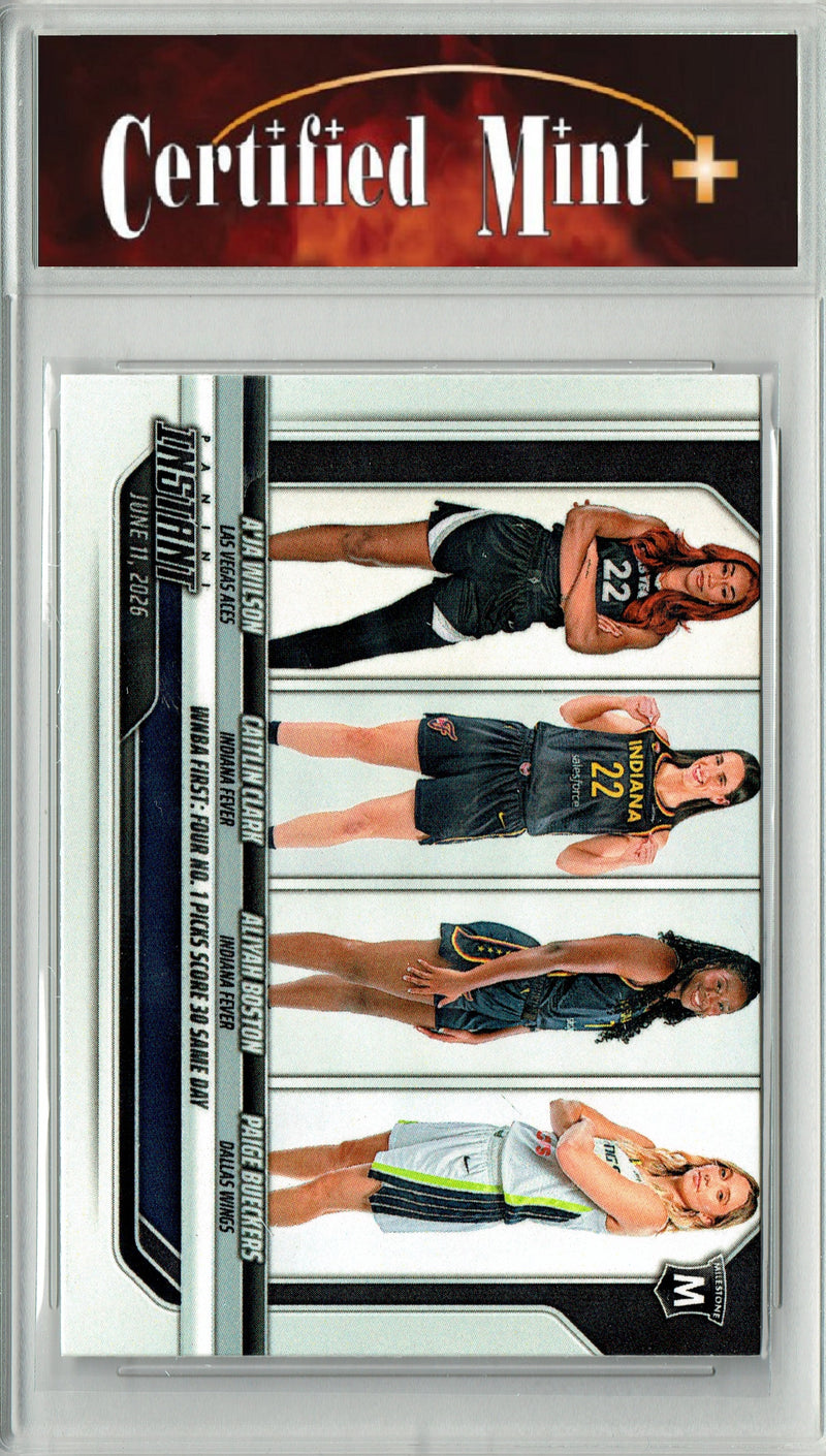 Certified Mint+ 2026 Panini Instant #149 WNBA 4 #1s Score 30 pts Card Caitlin